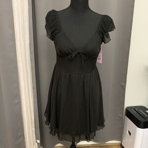 Wild Fable Black Ruffle Dress